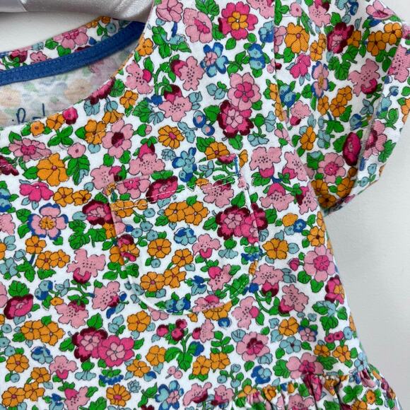 Mini Boden short Sleeve Fun Floral Jersey Dress 4-5 - Picture 3 of 6